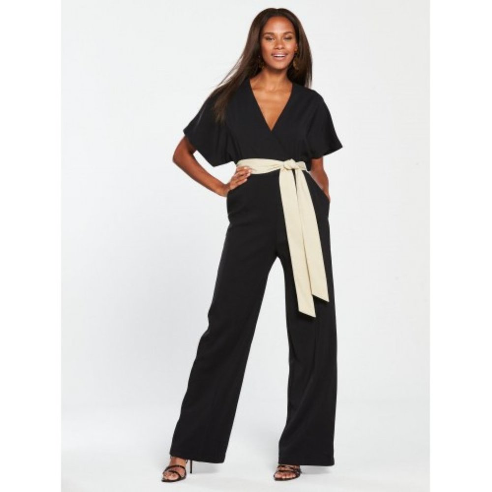 Mango black jumpsuit